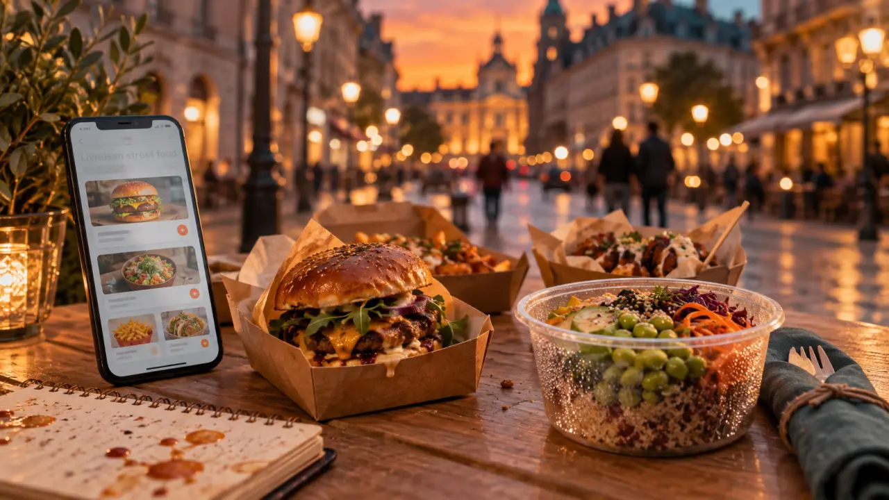 Livraison street food Dijon : commande rapide
