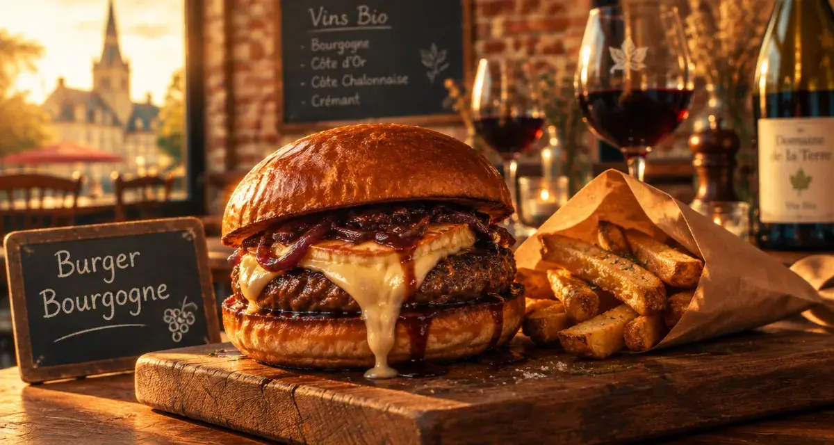 Restaurant dijon burger : burger bourguignon et époisses à Dijon